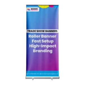 Trade Show Banners - Roller Banner - Fast Setup, High-Impact Branding