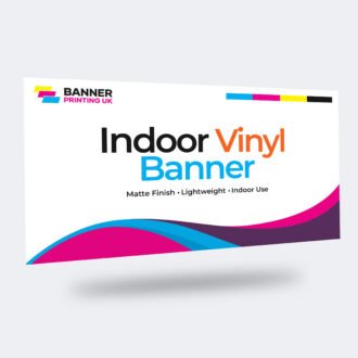 Indoor Vinyl Banner – Lightweight, Matte Finish for Interior Use