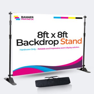 8ft x 8ft Backdrop Stand – Hardware Only