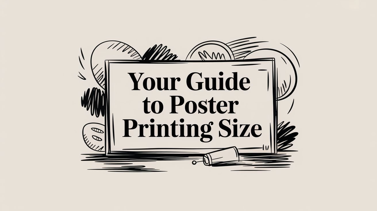 Your Guide to Poster Printing Size