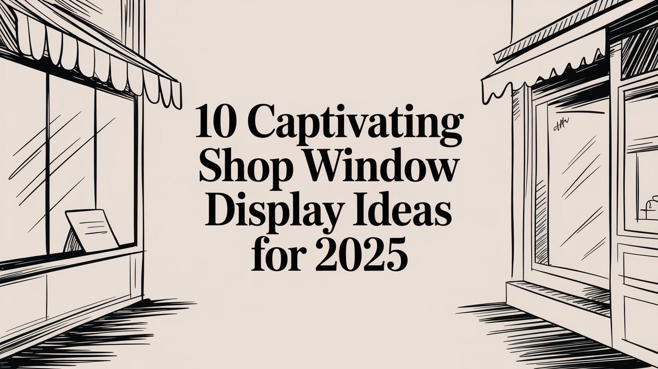 10 Captivating Shop Window Display Ideas for 2025