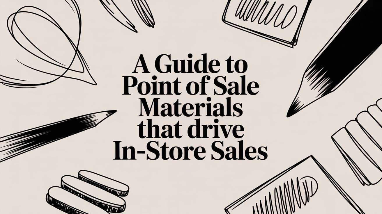A Guide to Point of Sale Materials That Drive In-Store Sales