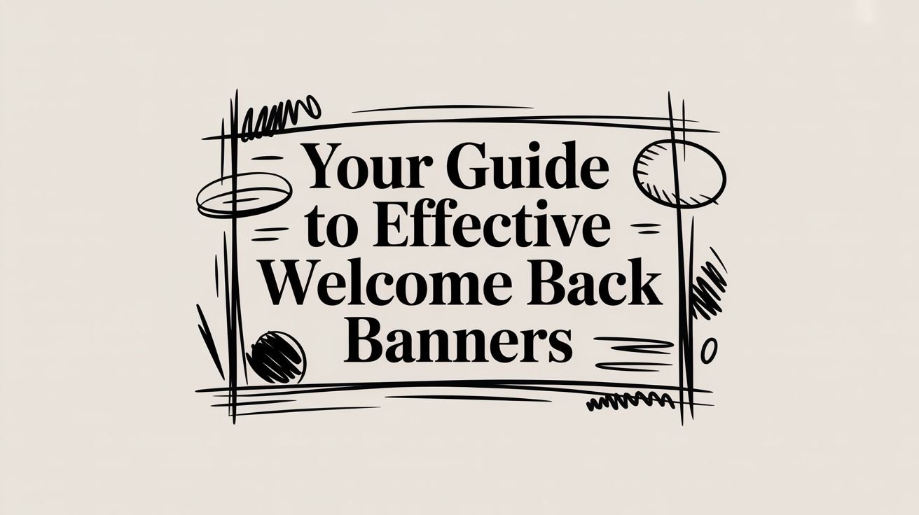 Your Guide to Effective Welcome Back Banners