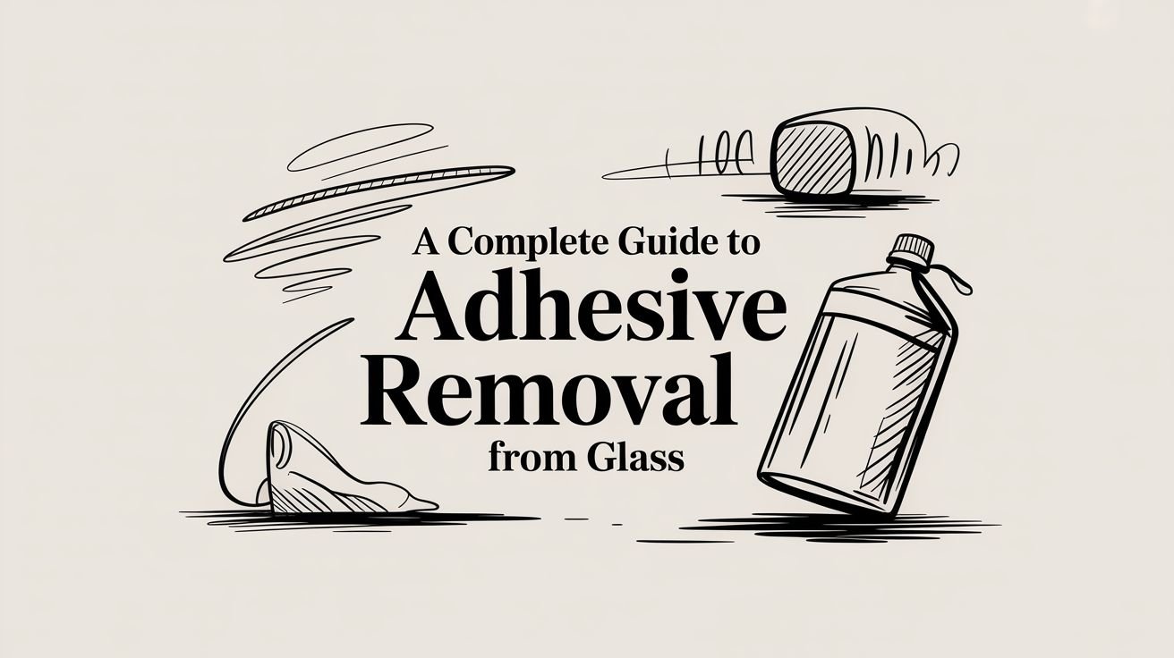 A Complete Guide to Adhesive Removal From Glass