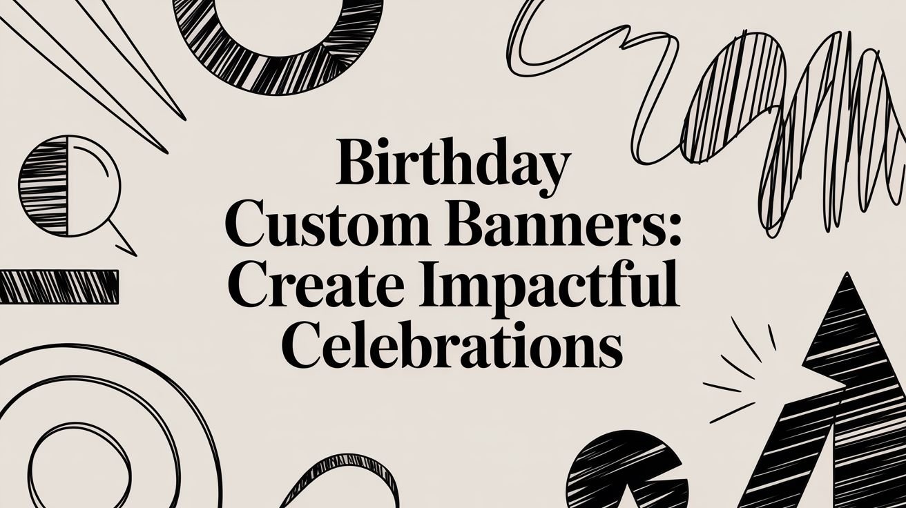 Birthday Custom Banners: Create Impactful Celebrations