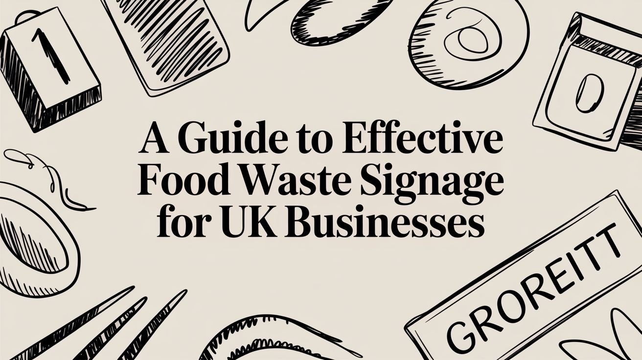 A Guide to Effective Food Waste Signage for UK Businesses
