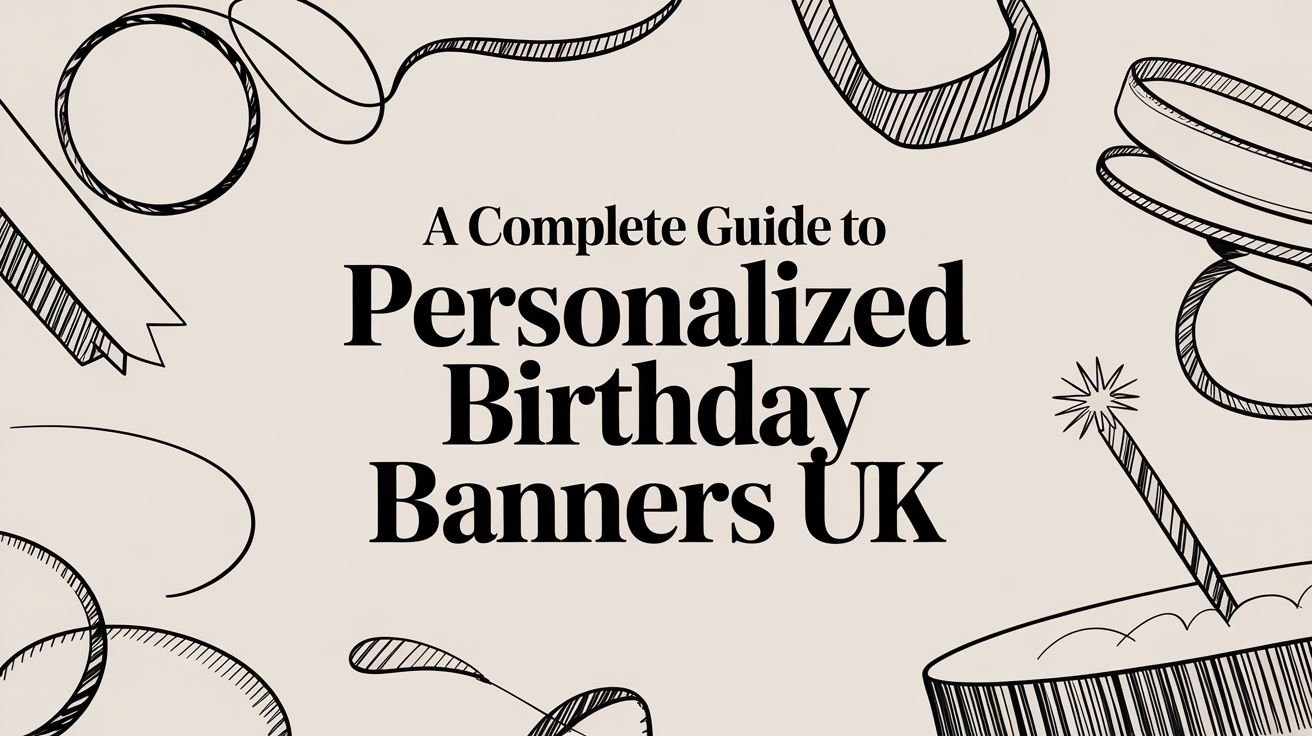 A Complete Guide to Personalized Birthday Banners UK
