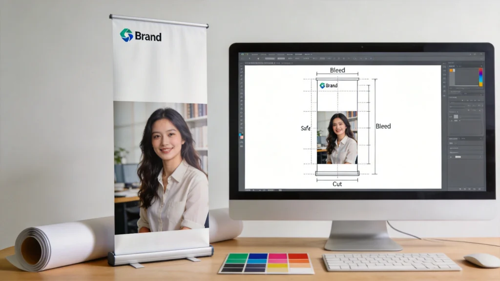 Adapting a Roller Banner Template for Wide Roller Banners