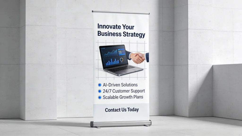 Choosing the Right Roller Banner Template for Standard Sizes