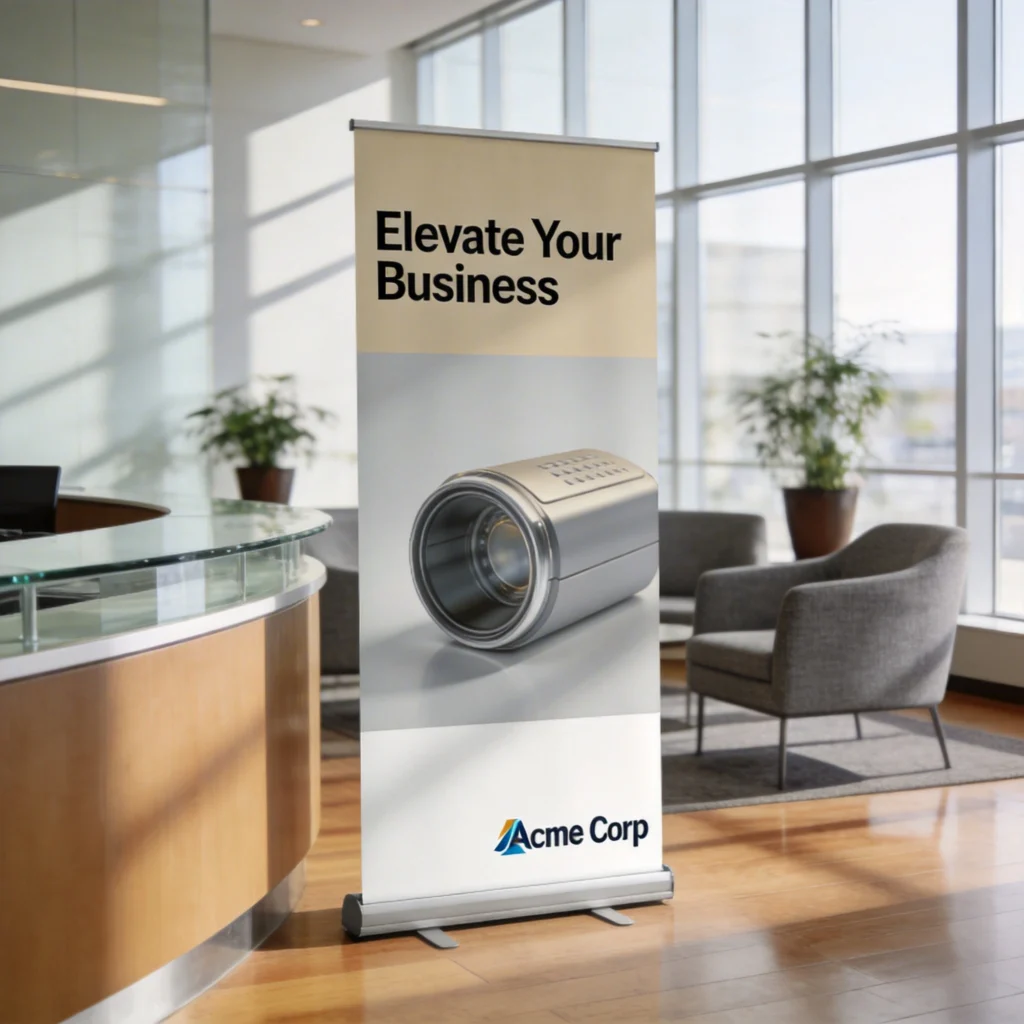 What Is a Roller Banner Mockup and Why It Matters for Roller Banner Stand Projects