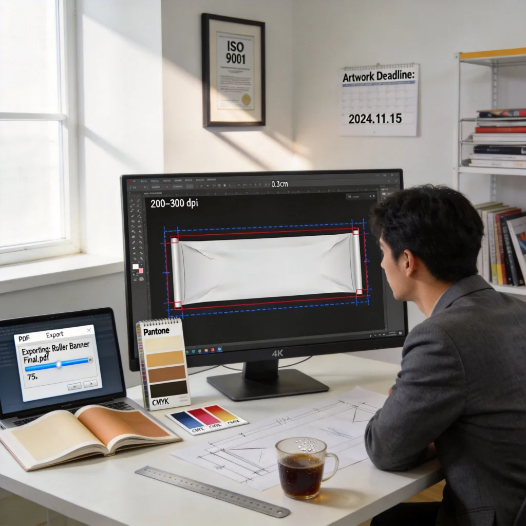 Artwork Requirements for Roller Banners Next Day Delivery