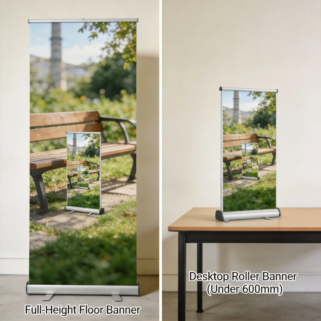 What Is a Desktop Roller Banner and How Is It Different?