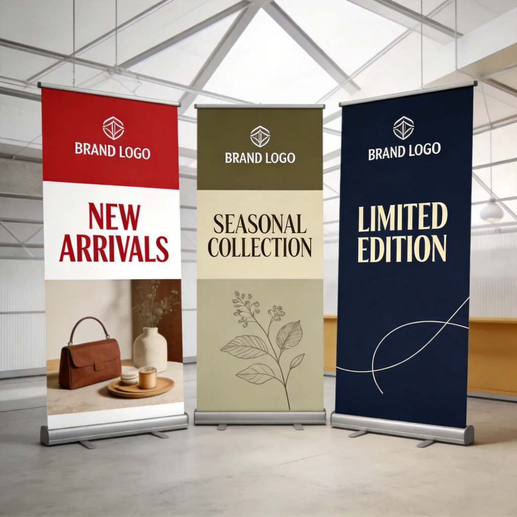 Choosing Colours, Fonts and Imagery for Pop Up Banner Designs