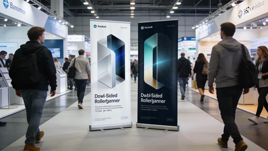 Placement and Traffic Flow: Positioning Your Double Sided Roller Banner
