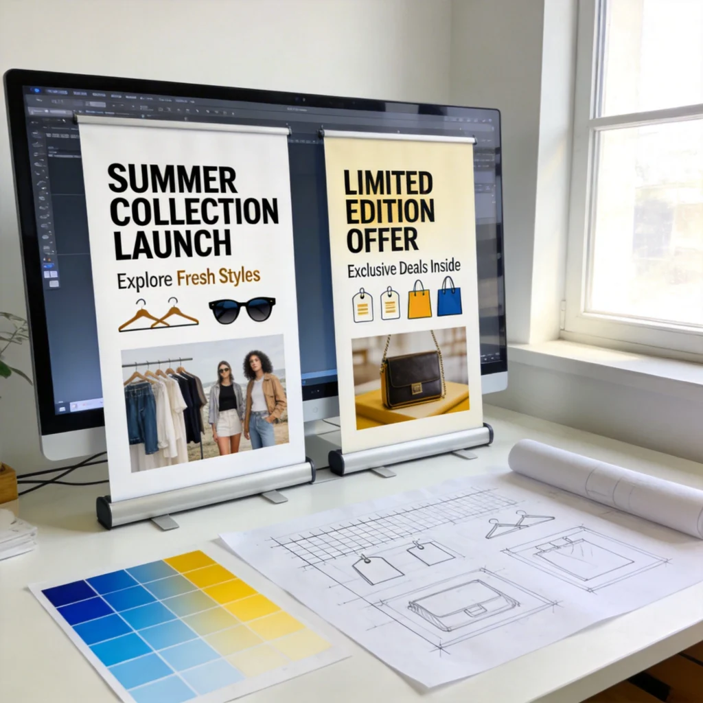 Design Principles for an Effective Double Sided Roller Banner