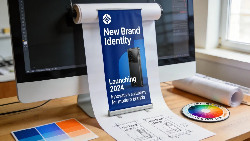 How to Prepare Artwork Files for Custom Roller Banner Printing