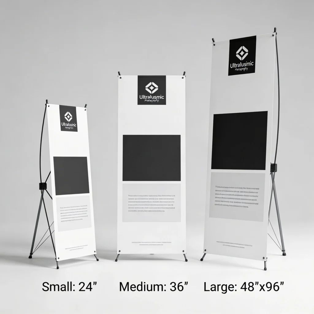Standard Pop Up Banner Size Options Explained