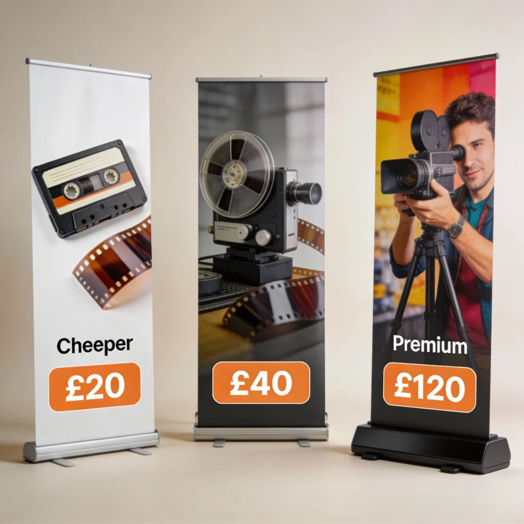 What Counts as a Cheap Roller Banner in the UK Market?