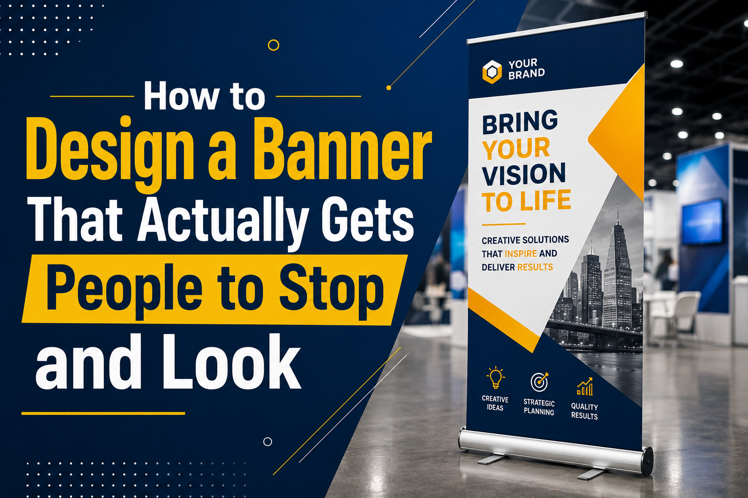 How to Design a Banner That Actually Gets People to Stop and Look