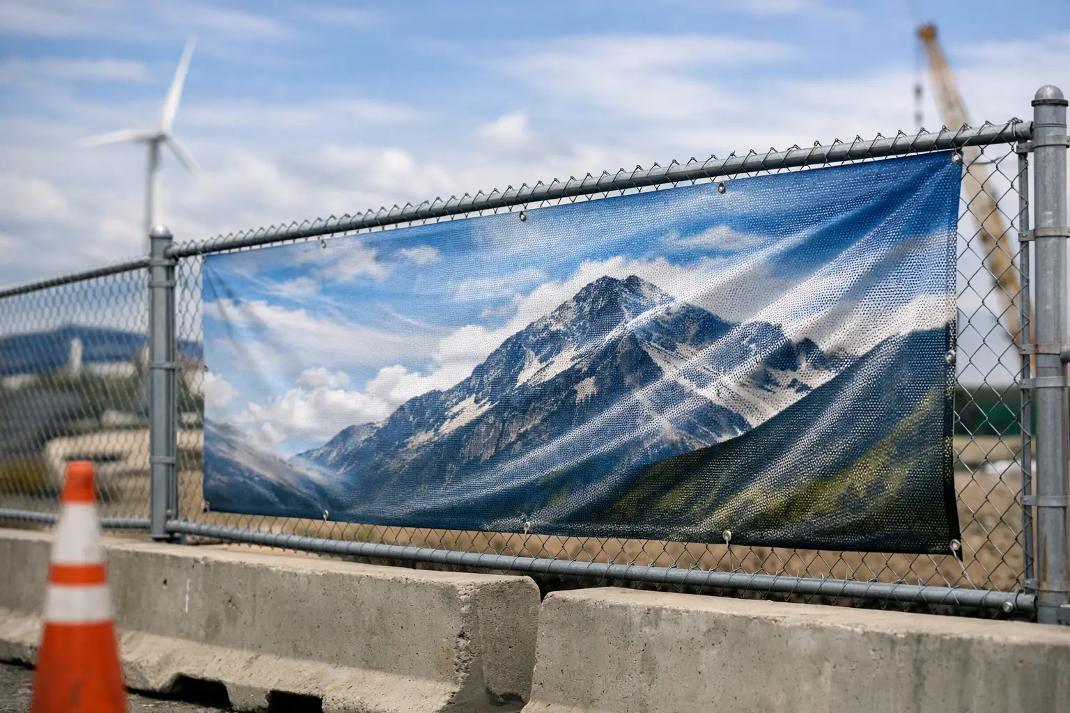 Mesh Sign Printing for Windy Outdoor Sites