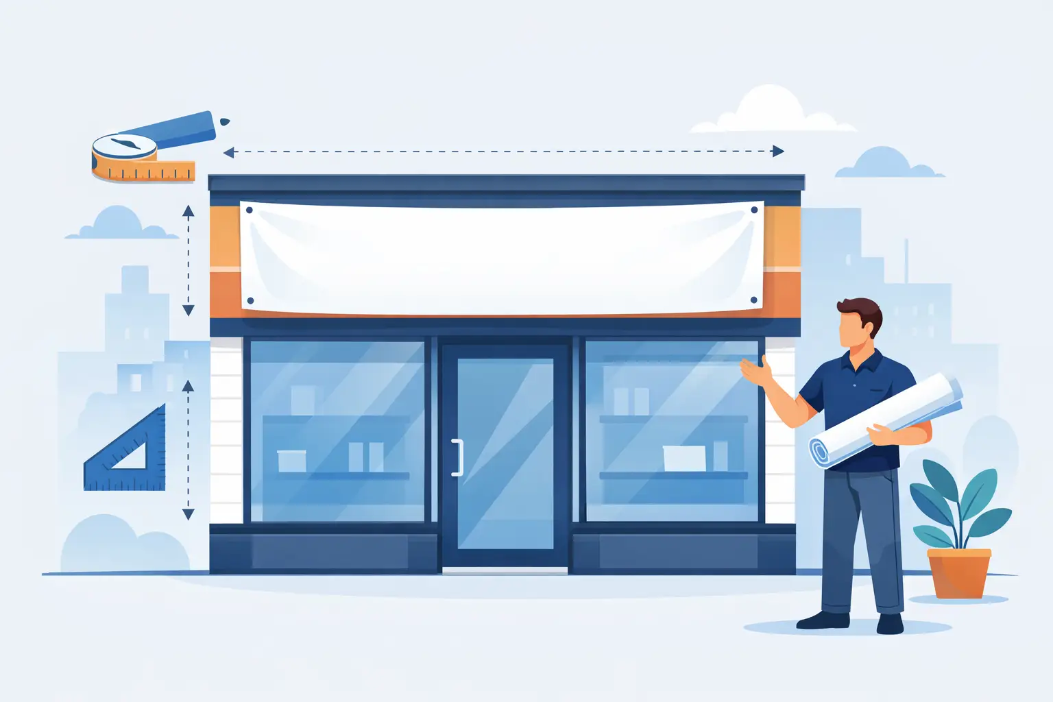 What Size Banner for Shopfront Should You Buy?