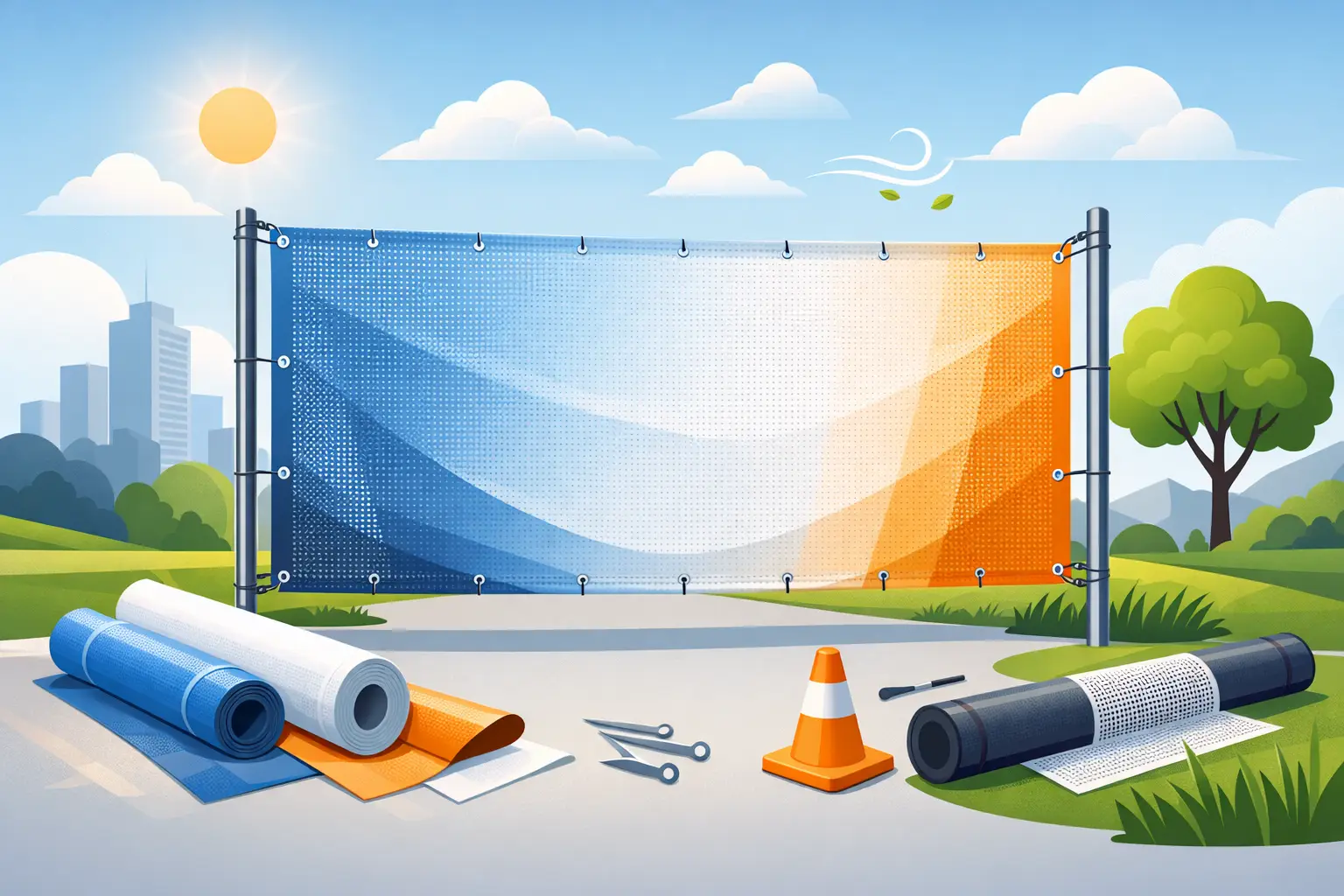 How to Choose Mesh Banners for Outdoor Use